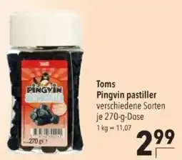 Citti Toms Pingvin pastiller tilbud