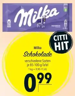 Citti Milka Schokolade tilbud