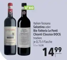 Citti Salcetino oder Bio Fattoria Le Fonti Chianti Classico DOCG tilbud
