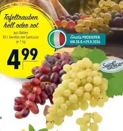 Citti SanLucar Tafeltrauben hell oder rot tilbud