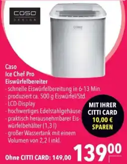 Citti Caso Ice Chef Pro tilbud