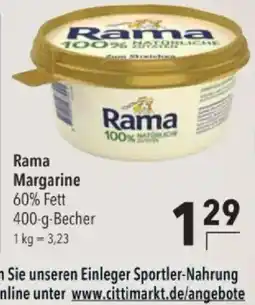 Citti Rama Margarine tilbud