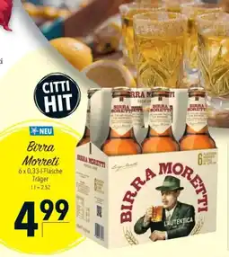 Citti Birra Moretti tilbud