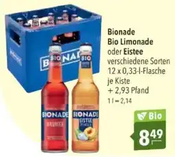 Citti Bionade Bio Limonade oder Eistee tilbud