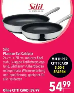 Citti Silit Pfannen-Set Calabria tilbud