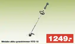 Bauhaus Metabo akku græstrimmer RTD 18 tilbud