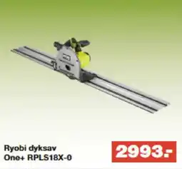 Bauhaus Ryobi dyksav One+ RPLS18X-0 tilbud