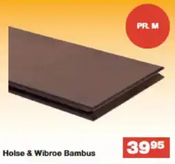Bauhaus Holse & Wibroe Bambus tilbud
