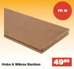 Bauhaus Holse & Wibroe Bambus tilbud