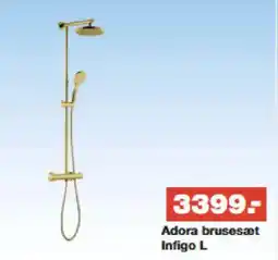 Bauhaus Adora brusesæt Infigo L tilbud