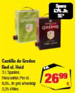 Calle Castillo de Gredos Red el Hvid tilbud