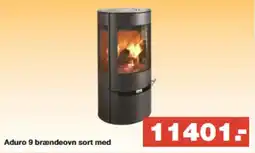 Bauhaus Aduro 9 brændeovn sort med tilbud