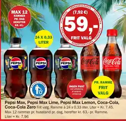 Købmandsgården Pepsi Max Frit valg tilbud