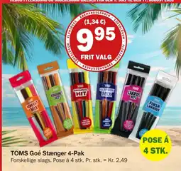 Købmandsgården Toms Goé Stænger tilbud