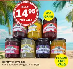 Købmandsgården Nordthy Marmelade tilbud