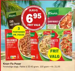 Købmandsgården Knorr Fix Poser tilbud