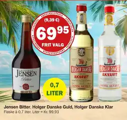 Købmandsgården Jensen Bitter, Holger Danske Guld, Holger Danske Klar tilbud