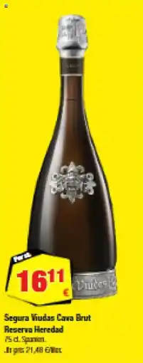 Calle Segura Viudas Cava Brut Reserva Heredad tilbud