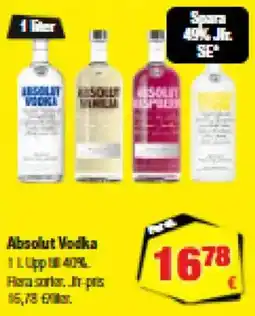Calle Absolut Vodka tilbud