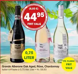 Købmandsgården Grande Alberone Oak Aged, Róse, Chardonnay tilbud