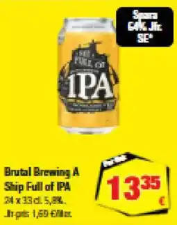 Calle Brutal Brewing A Ship Full of IPA tilbud