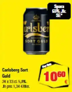 Calle Carlsberg Sort Guld tilbud