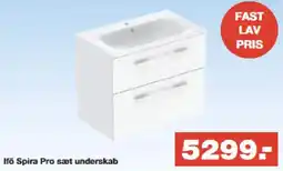 Bauhaus Ifö Spira Pro sæt underskab tilbud
