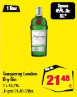 Calle Tanqueray London Dry Gin tilbud