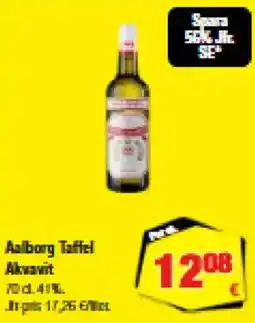 Calle Aalborg Taffel Akvavit tilbud