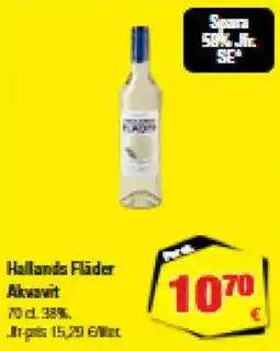Calle Hallands Fläder Akvavit tilbud
