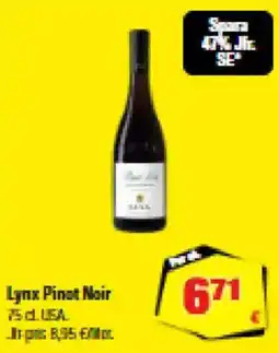 Calle Lynx Pinot Noir tilbud