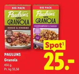 Lidl Pauluns Granola tilbud