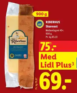 Lidl Riberhus skæreost tilbud