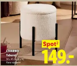 Lidl Livarno Taburet tilbud