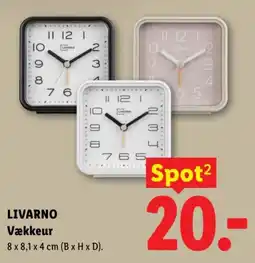 Lidl Livarno Vækkeur tilbud