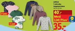 Lidl Lupilu T-shirt eller langærmet bluse tilbud