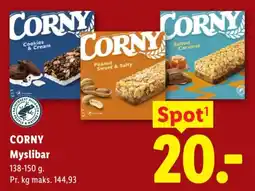 Lidl Corny Myslibar tilbud