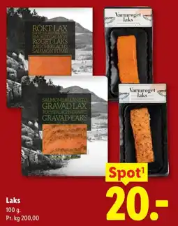 Lidl Varmroget laks tilbud