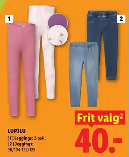 Lidl Lupilu Leggings Jeggings tilbud