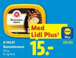 Lidl K-SALAT Bearnaisesauce tilbud