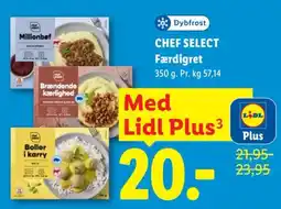Lidl Dybfrost Chef Select Færdigret tilbud