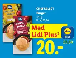 Lidl Chef Select Burger tilbud