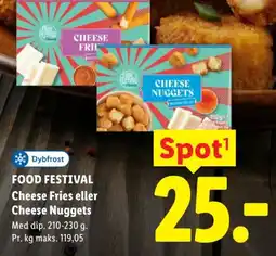 Lidl Dybfrost Cheese Fries eller Cheese Nuggets tilbud