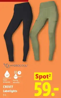 Lidl Crivit Løbetights tilbud