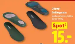 Lidl Crivit Indlægssåler tilbud