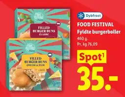 Lidl Dybfrost Food Festival Fylde burgerboller tilbud