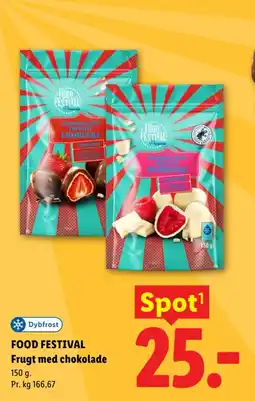 Lidl Food Festival Frugt med chokolade tilbud