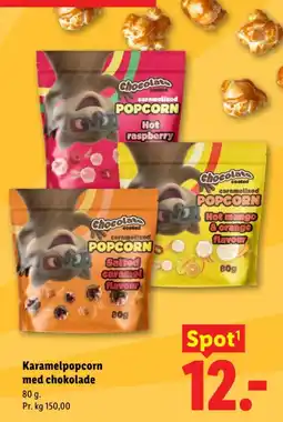 Lidl Chocolate caramelized popcorn tilbud
