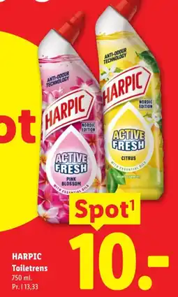 Lidl Harpic toiletrens tilbud