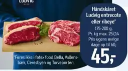 Føtex Håndskåret Ludvig entrecote eller ribeye tilbud
